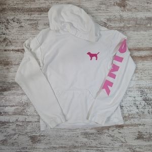 Women's Victoria's Secret Pink Spellout Hoodie L